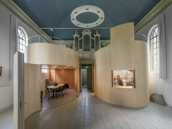 In de kerk van Klein Wetsinge